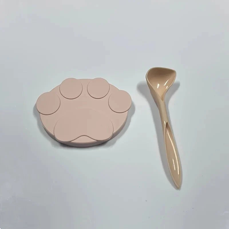 Portable Silicone Pet Food Lid and Spoon Set | 2-in-1 Can Cover and Sealer for Dogs and Cats