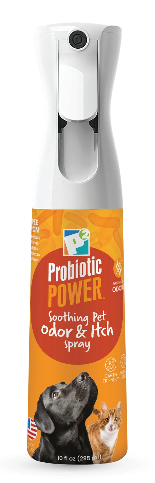 Pet Itch Relief Spray Probiotic Power Odor Eliminator 8oz