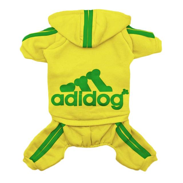 Dog Jumpsuit Adidog Sport 4-Legged Warm Fleece Pajamas XS-XXL - Detail Angle 6 | Majestic Pet Kingdom