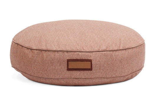 Round Pet Bed in Pittie Pink | Purrfect Pet Kingdom