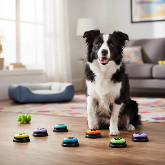Recordable Interactive Dog Training Buttons for Pet Communication | Majestic Pet Kingdom™