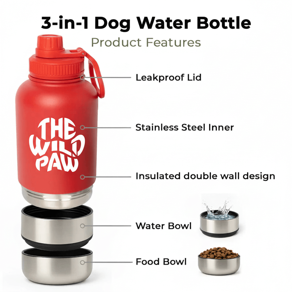 WildSip 3-in-1 Hydro Flask - Majestic Pet Kingdom