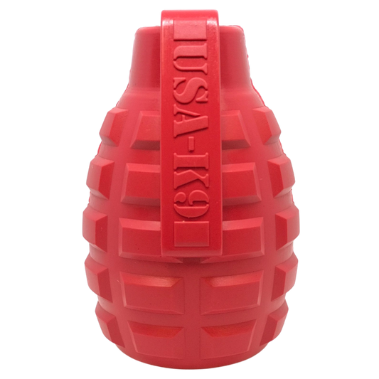 USA-K9 Grenade Rubber Dog Chew Toy | K9 Handler eDispenser
