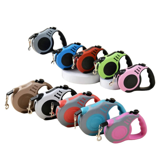 Dog Leash Retractable Heavy Duty Nylon Walking Lead 16-Foot