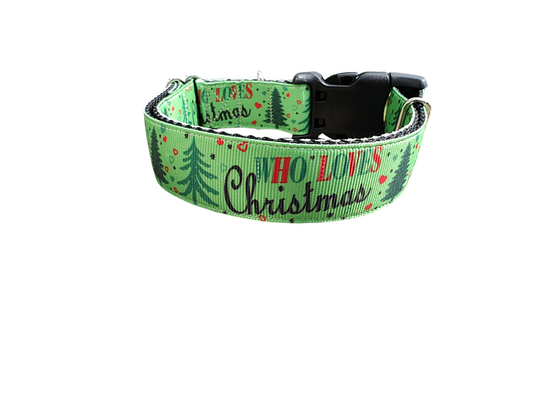 Who Loves Christmas? Nylon Dog Collar | Purrfect Pet Kingdom