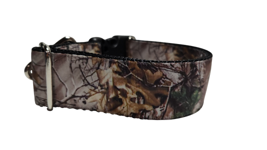 1.5" Wide Woods Camouflage Nylon Dog Collar | Purrfect Pet Kingdom