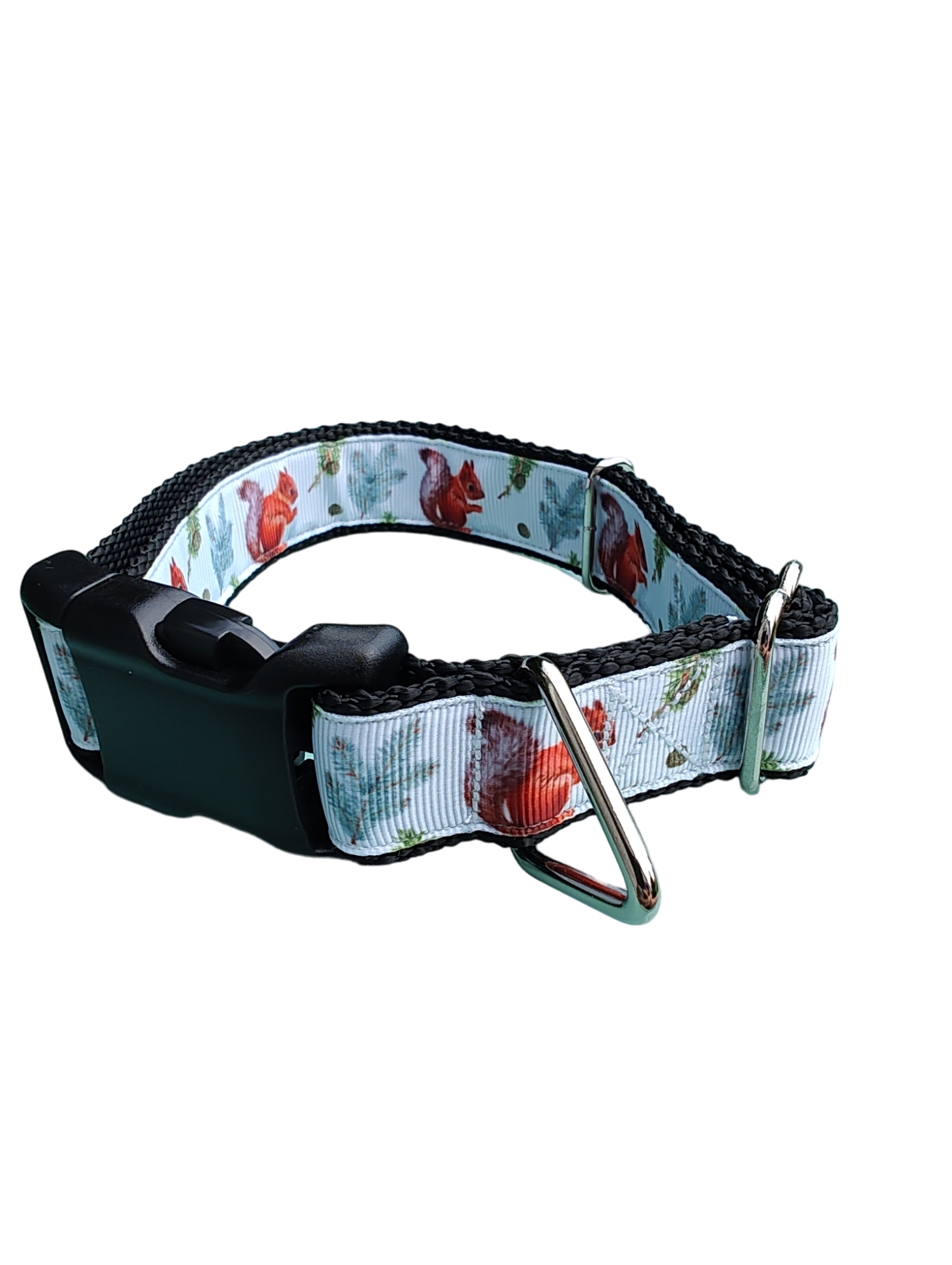 Forest Squirrel Nylon Dog Collar | Purrfect Pet Kingdom