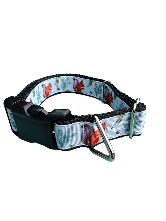 Forest Squirrel Nylon Dog Collar | Purrfect Pet Kingdom
