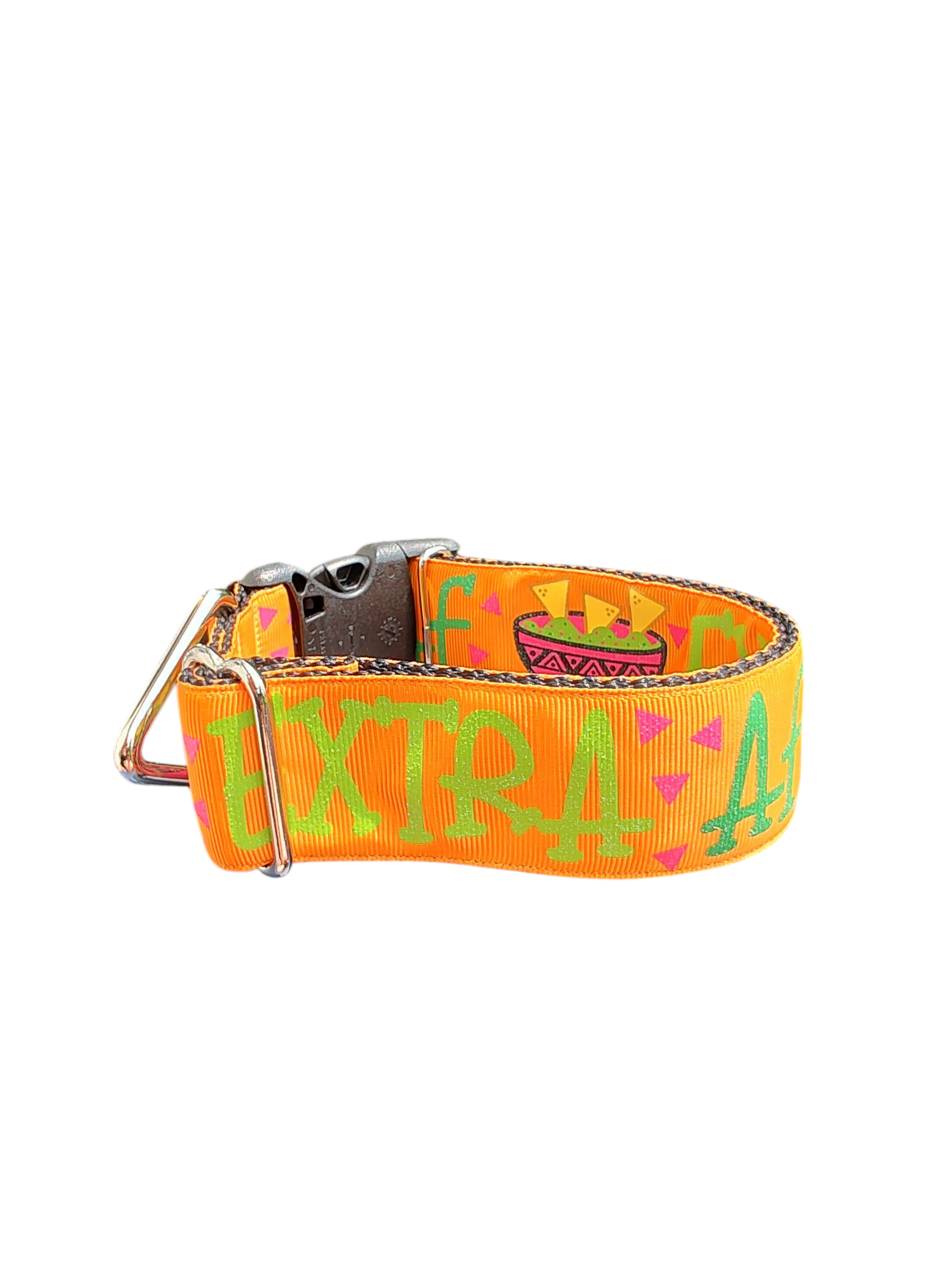 1.5" Wide Extra AF Chips & Guac Nylon Dog Collar | Purrfect Pet Kingdom