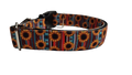 Sunflower Stripes Nylon Dog Collar