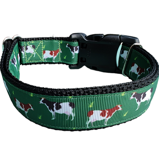 Cows Nylon Dog Collar | Purrfect Pet Kingdom