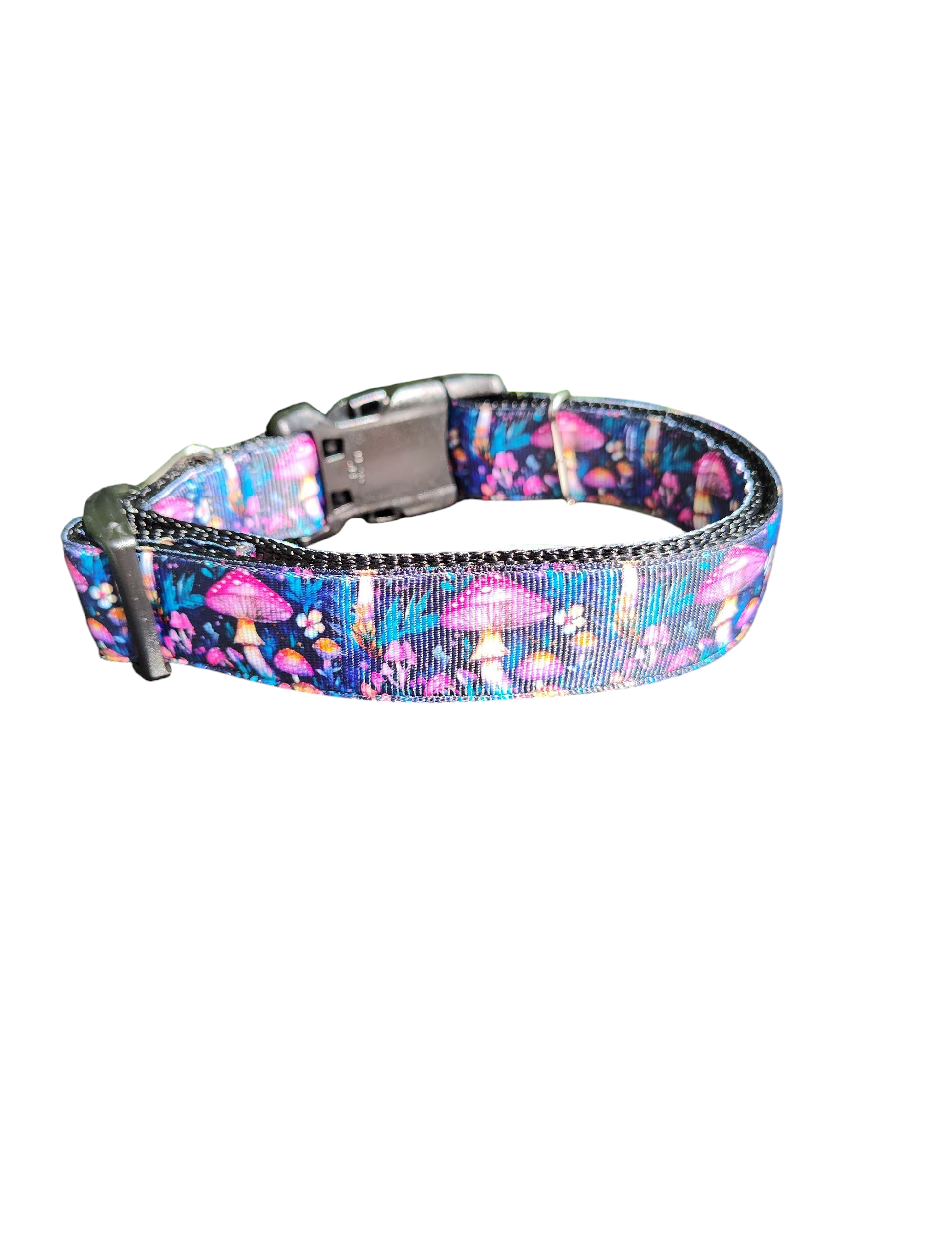 Mushroom Forest Nylon Dog Collar | Purrfect Pet Kingdom