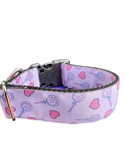 1.5" Wide Sweet Sugar Nylon Dog Collar | Purrfect Pet Kingdom