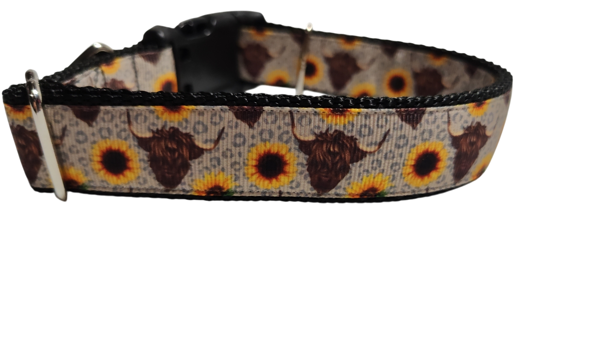 Cows and Sunflowers Western Nylon Dog Collar | Purrfect Pet Kingdom