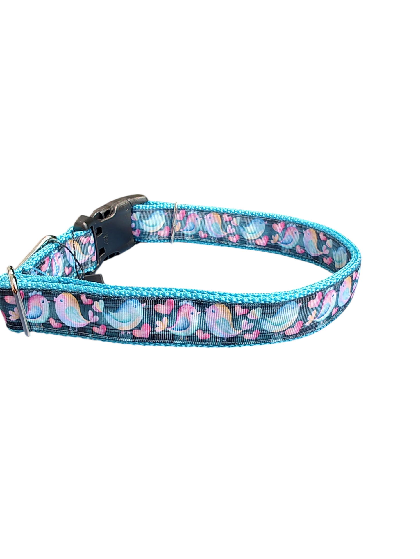 Love Birds Nylon Dog Collar | Purrfect Pet Kingdom