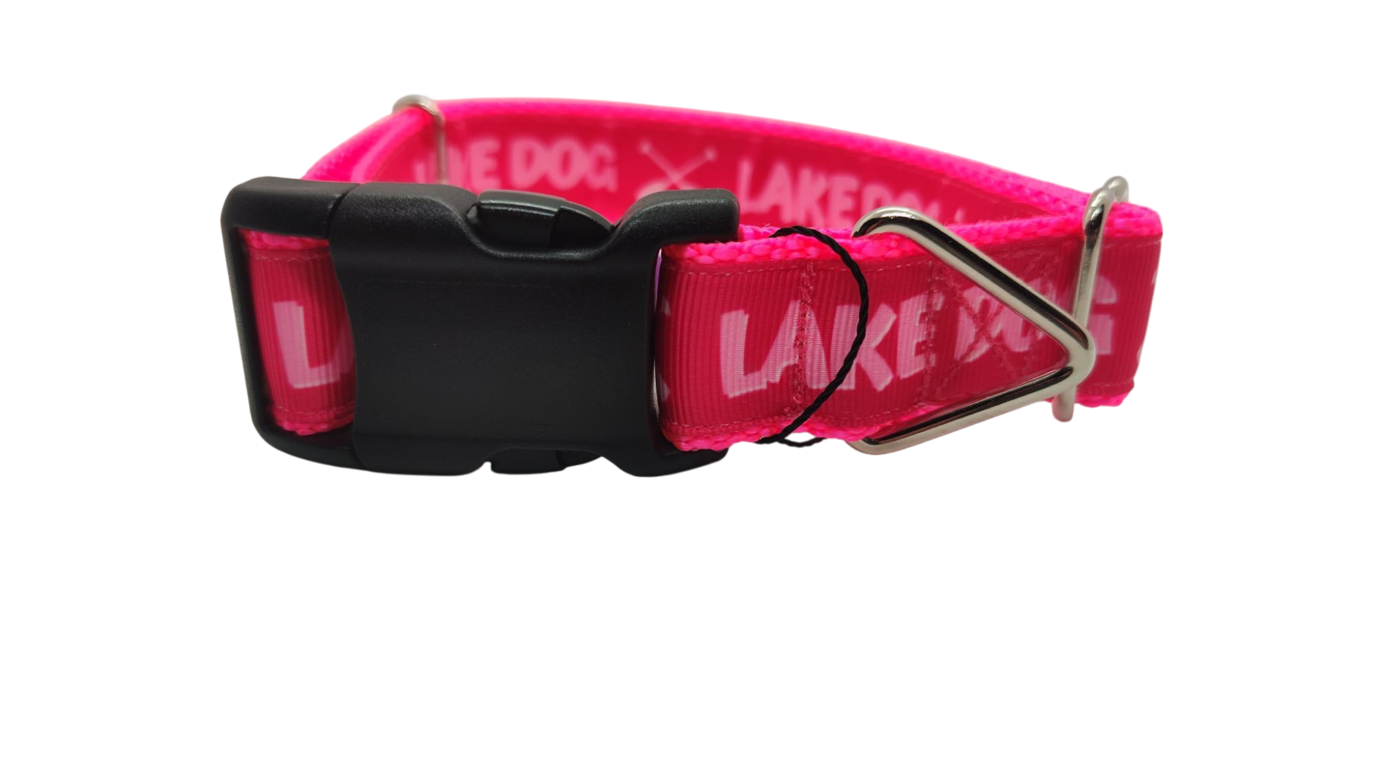 Lake Dog Pink Nylon Dog Collar