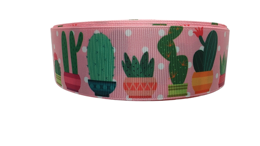 1.5" Wide Potted Cactus Nylon Dog Collar | Purrfect Pet Kingdom