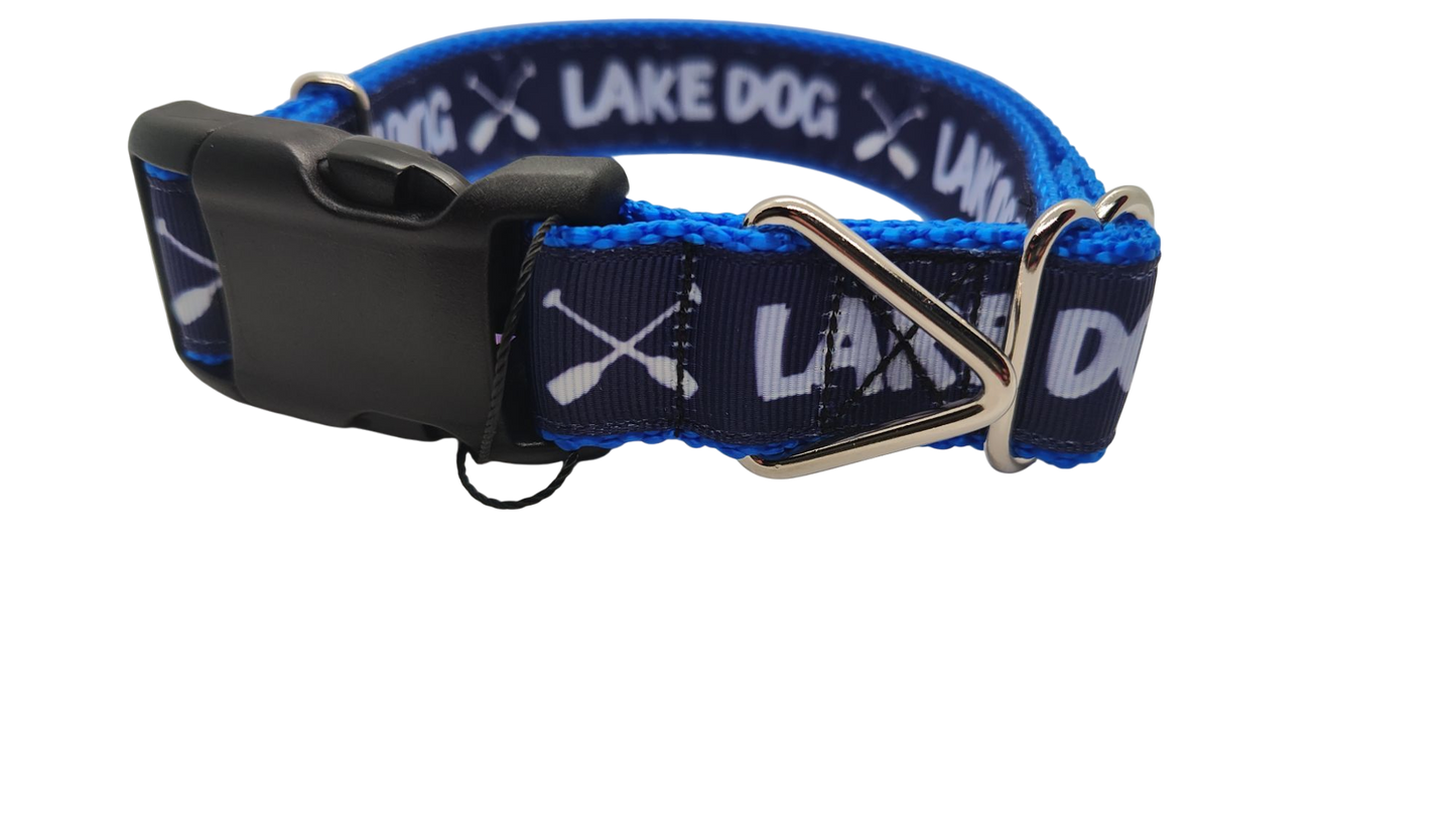 Lake Dog Blue Nylon Dog Collar | Purrfect Pet Kingdom