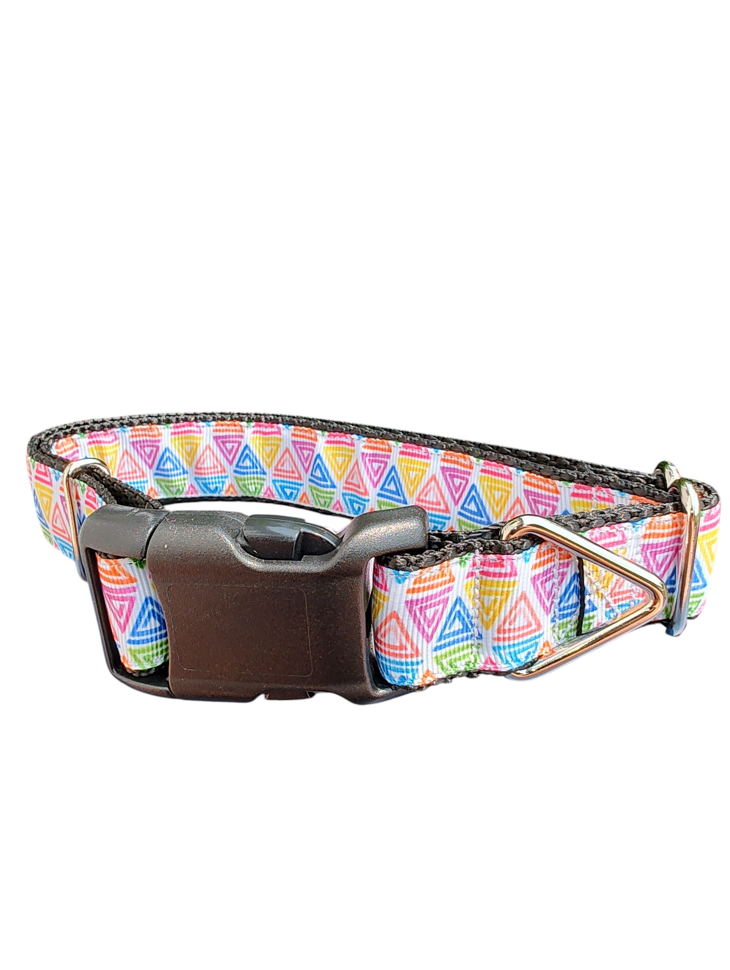 Rainbow Doodles Nylon Dog Collar | Purrfect Pet Kingdom