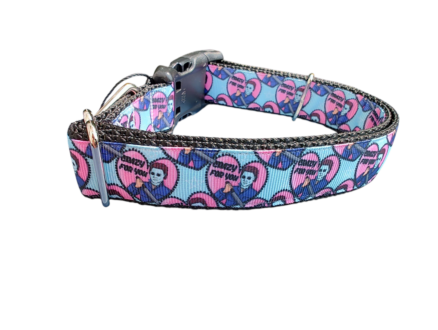Crazy For You Nylon Dog Collar | Purrfect Pet Kingdom