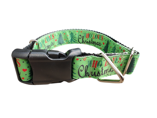 Who Loves Christmas? Nylon Dog Collar | Purrfect Pet Kingdom