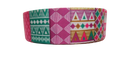 1.5" Wide Busy Body Tribal Patterns Nylon Dog Collar