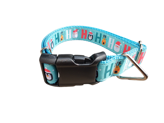 HO HO HO! Christmas Nylon Dog Collar | Purrfect Pet Kingdom
