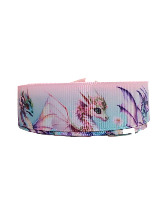 Fantasy Dragons Nylon Dog Collar