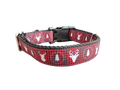 Deer Heads and Trees Nylon Dog Collar