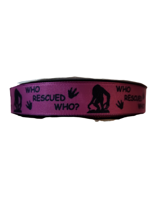 Cryptid Who Rescued Who Nylon Dog Collar