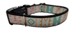 White and Gold Tribal Nylon Dog Collar | Purrfect Pet Kingdom