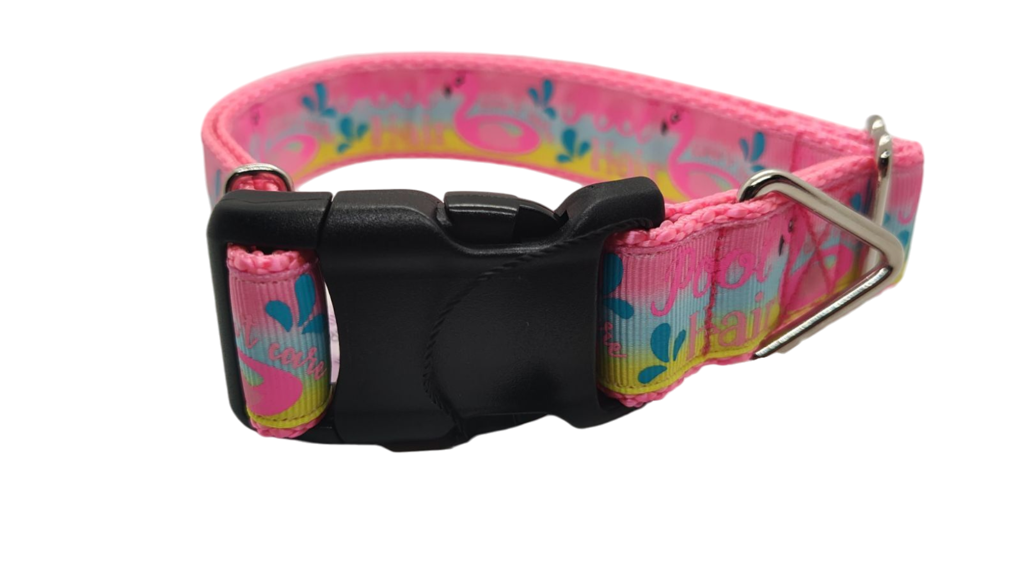 Pool Hair Don't Care Nylon Dog Collar