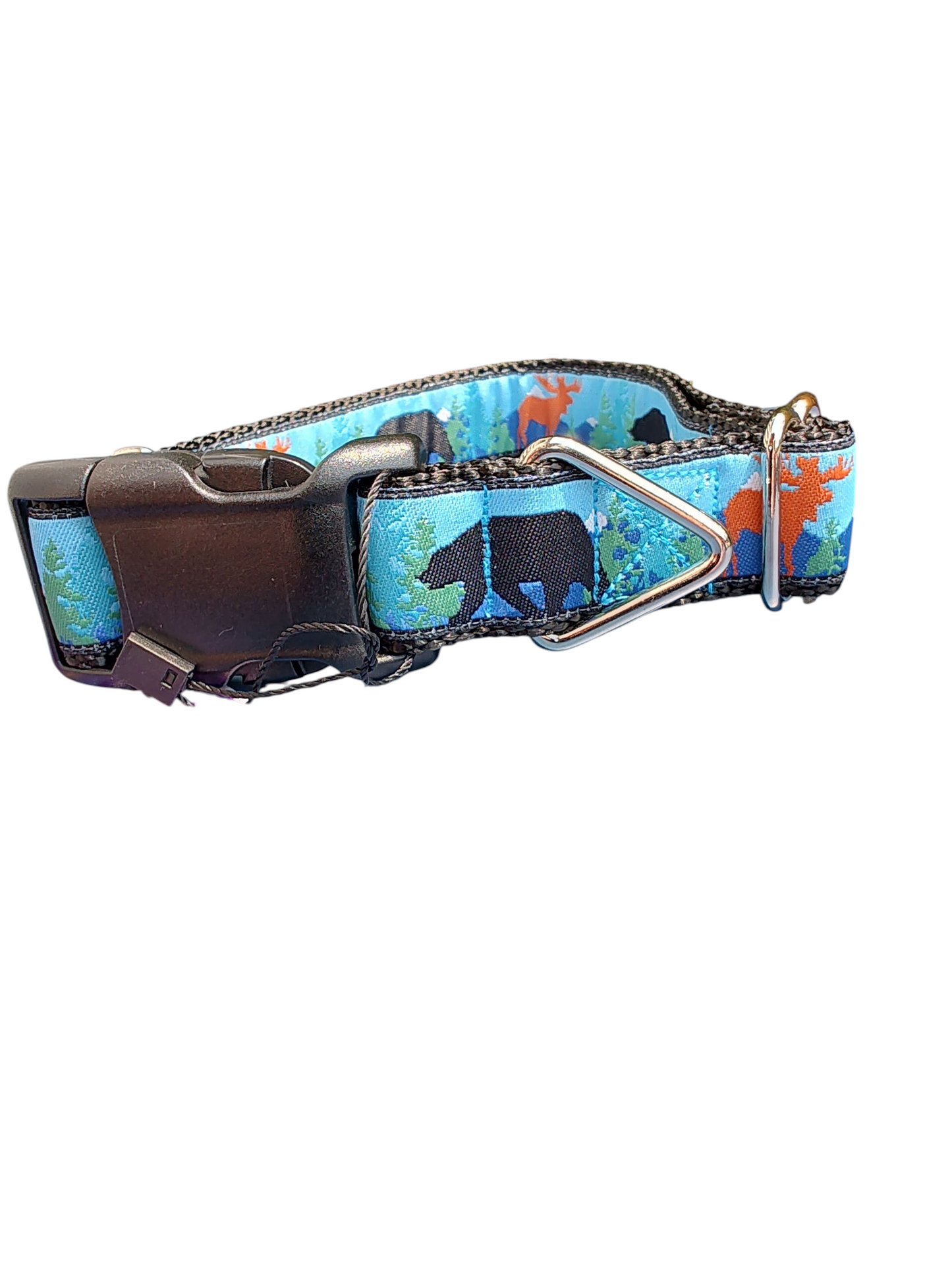 Moose and Bear Nylon Dog Collar | Purrfect Pet Kingdom