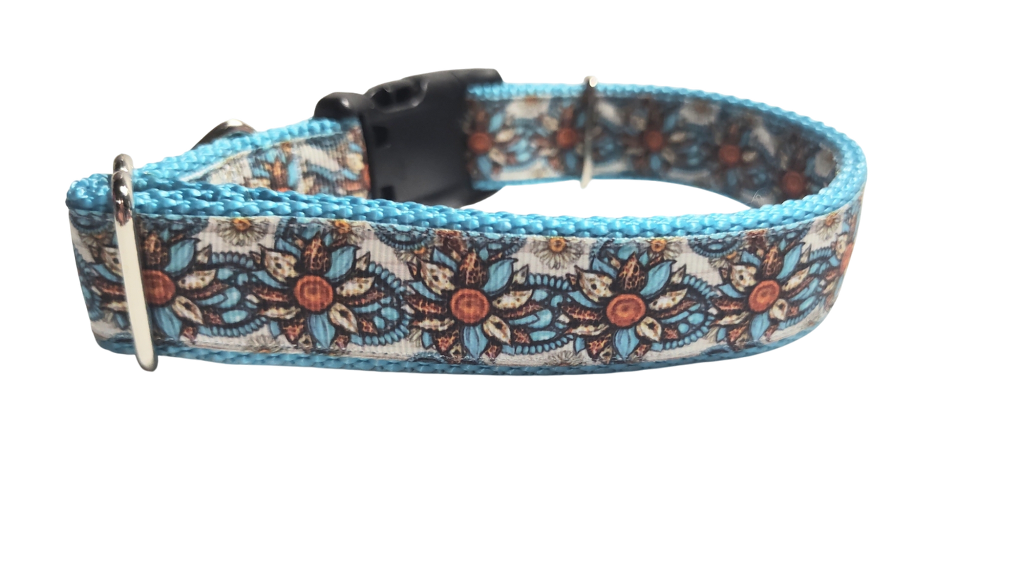 Western Floral Nylon Dog Collar | Purrfect Pet Kingdom