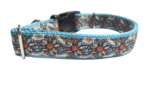 Western Floral Nylon Dog Collar | Purrfect Pet Kingdom
