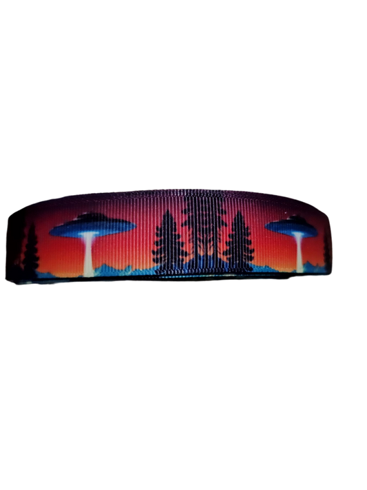 Beam Me Up UFO Nylon Dog Collar | Purrfect Pet Kingdom