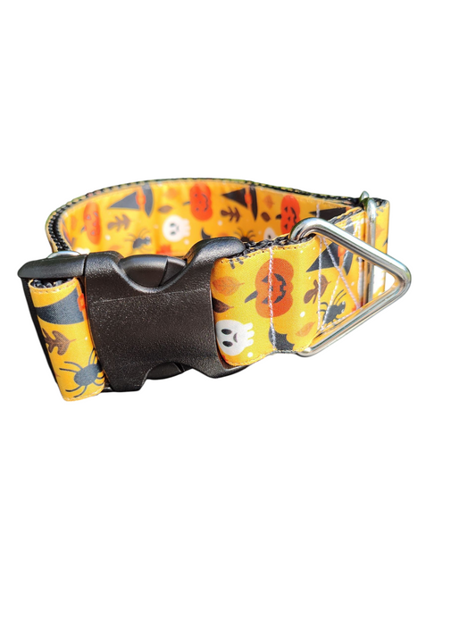 1.5" Wide Spooky Night Nylon Dog Collar | Purrfect Pet Kingdom