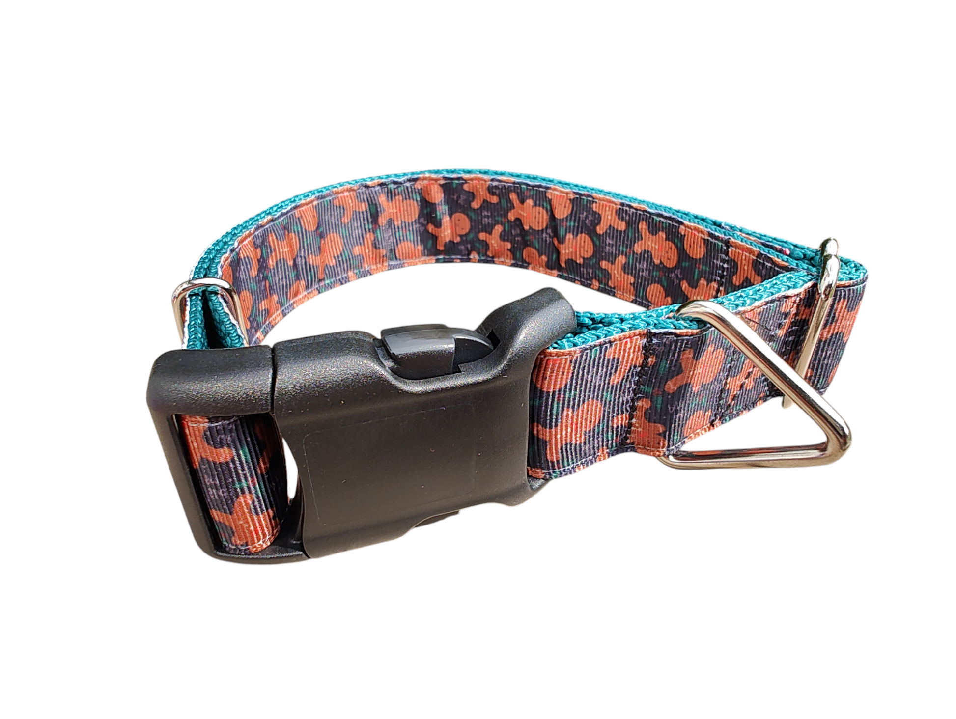 Gingerbread Men Christmas Nylon Dog Collar | Purrfect Pet Kingdom