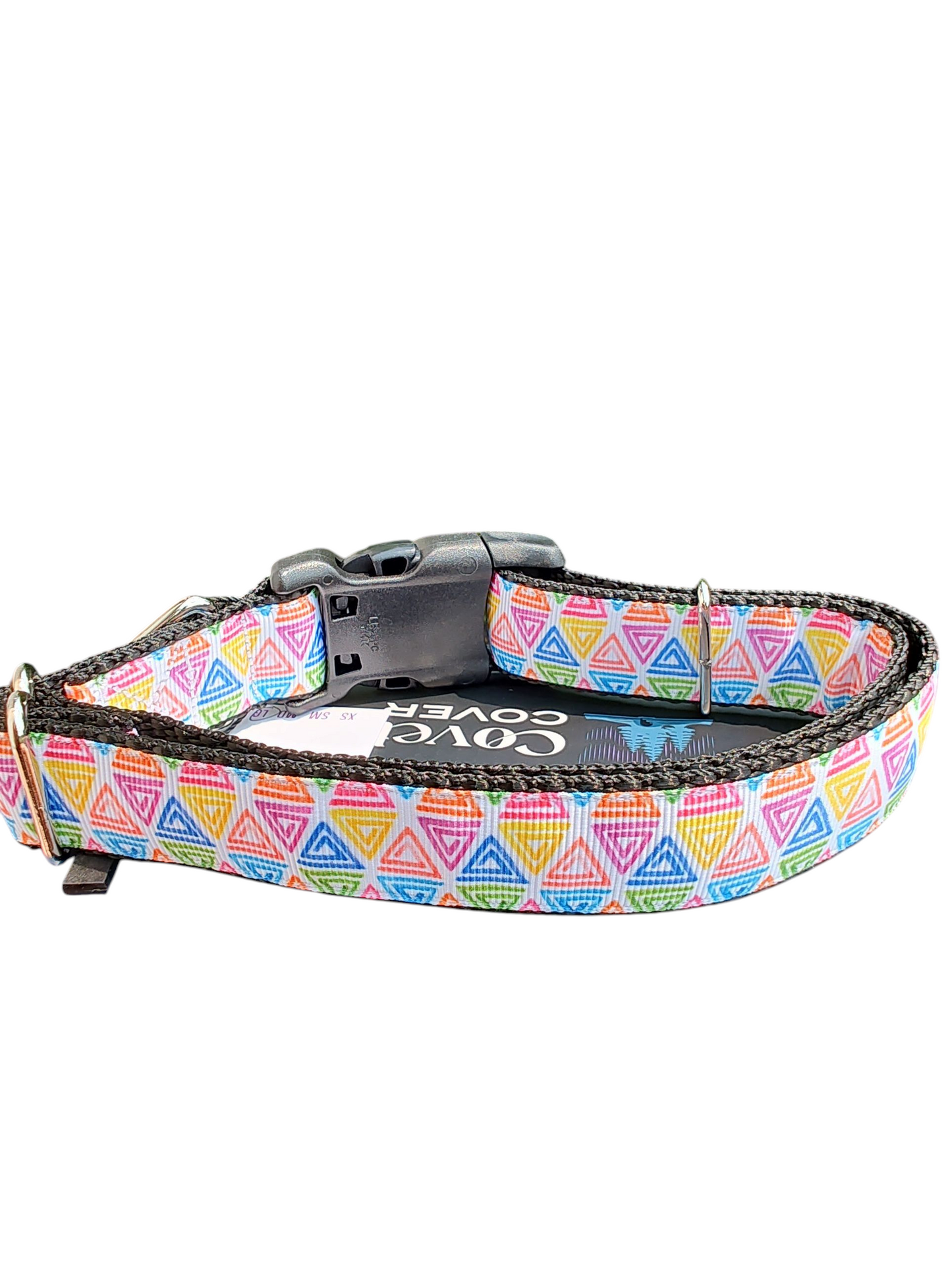 Rainbow Doodles Nylon Dog Collar | Purrfect Pet Kingdom