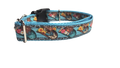 Cowboy Hats and Flowers Nylon Dog Collar