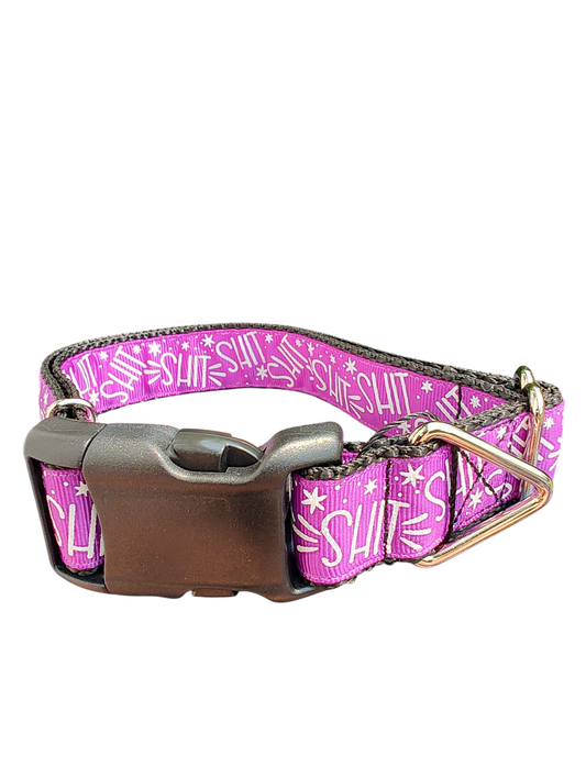 Shit Purple Nylon Dog Collar | Purrfect Pet Kingdom