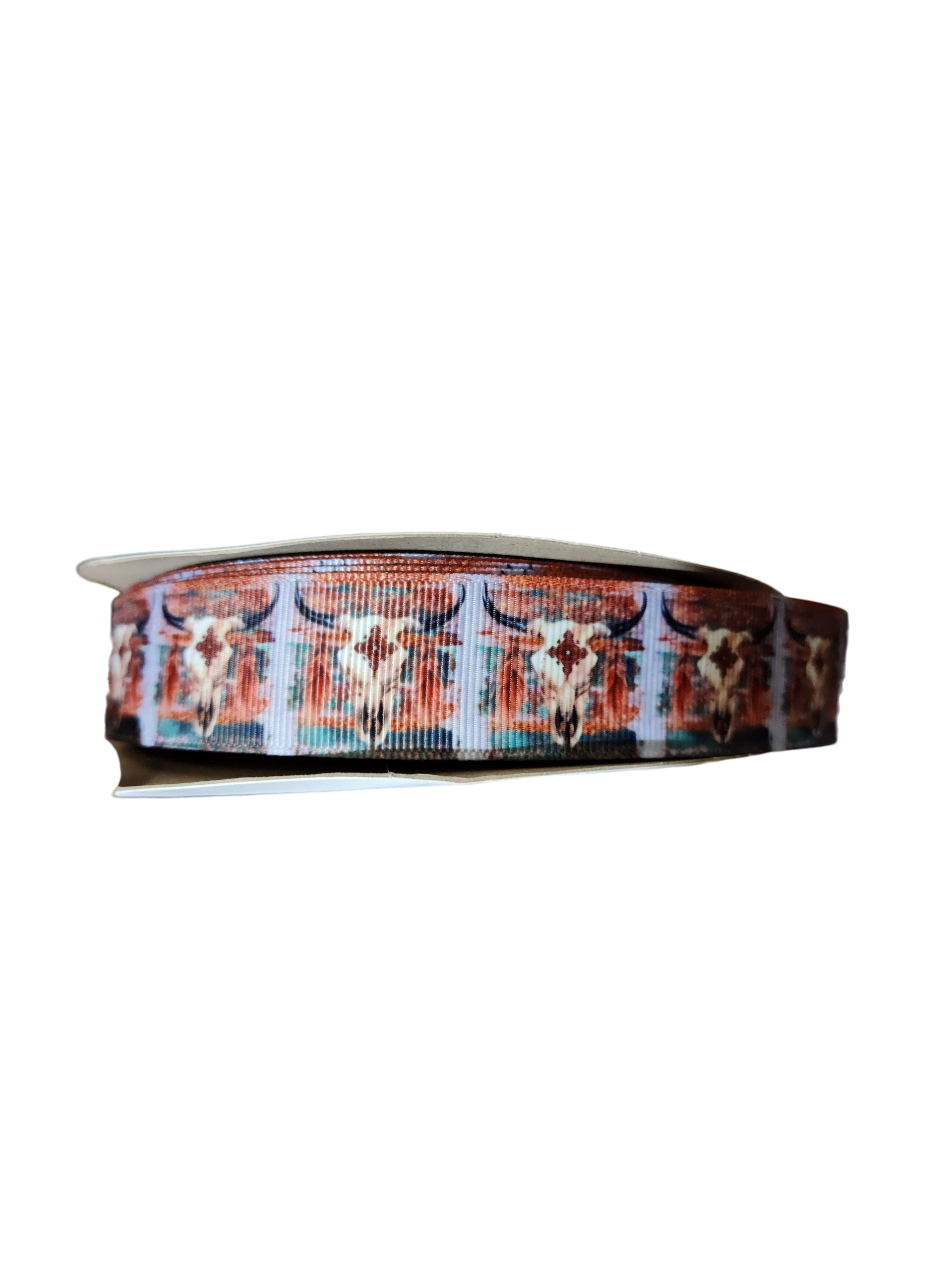 Western Bull Skull Nylon Dog Collar | Purrfect Pet Kingdom
