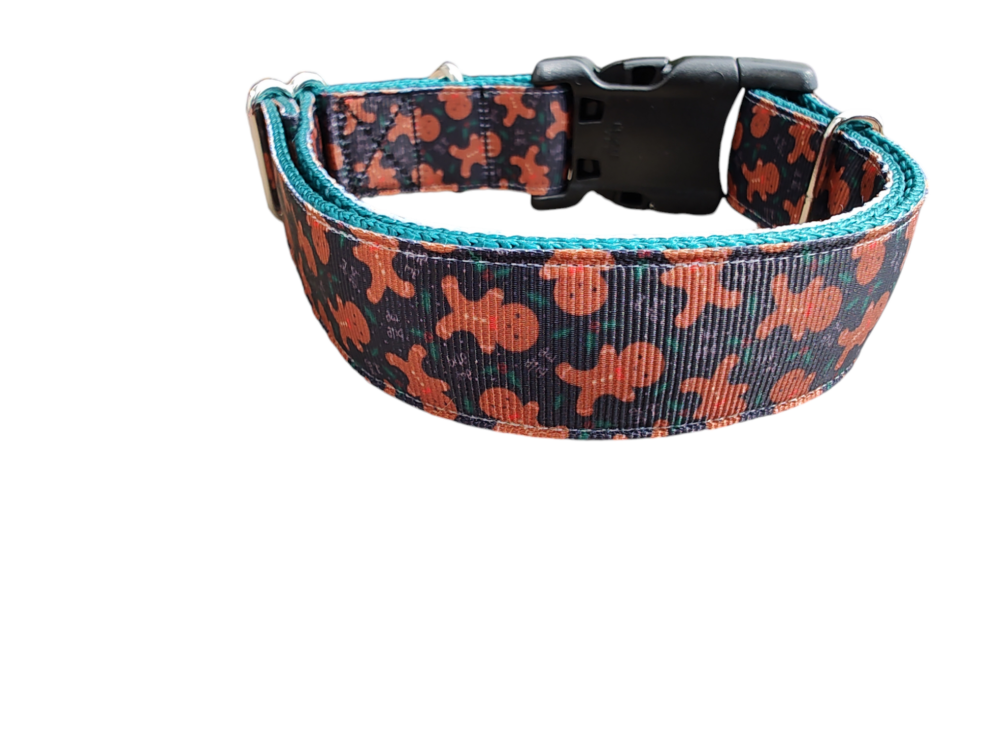Gingerbread Men Christmas Nylon Dog Collar | Purrfect Pet Kingdom