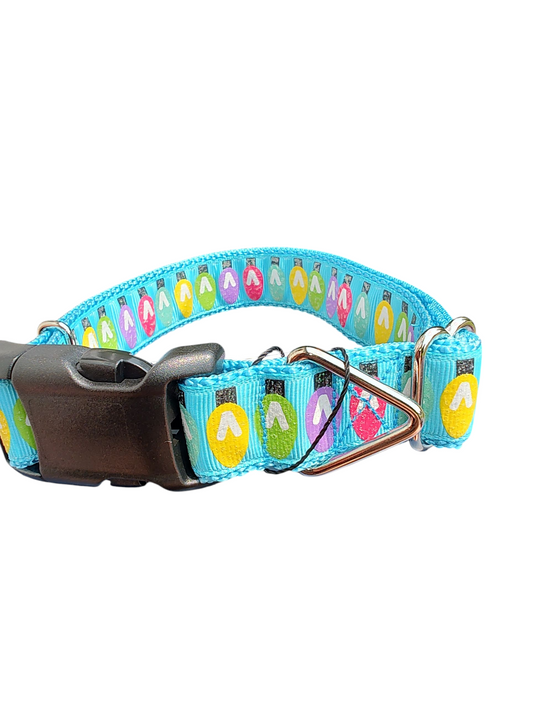 Holiday Lights Nylon Dog Collar | Purrfect Pet Kingdom