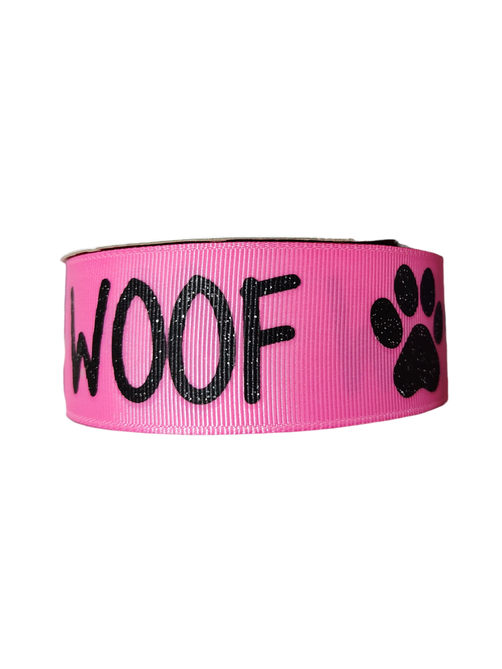 1.5" Wide Woof Nylon Dog Collar