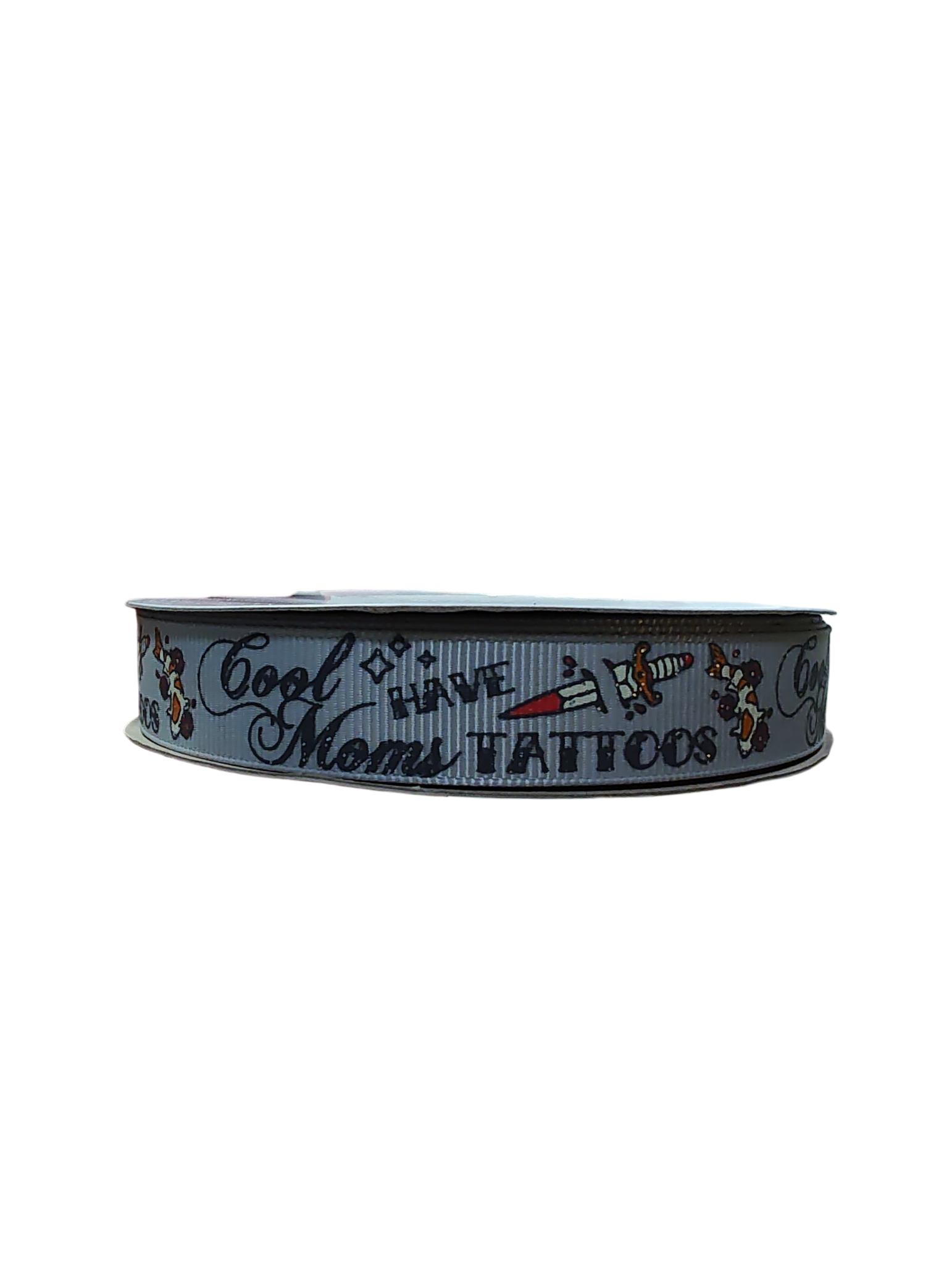 3/4" Cool Moms Have Tattoos Nylon Dog Collar