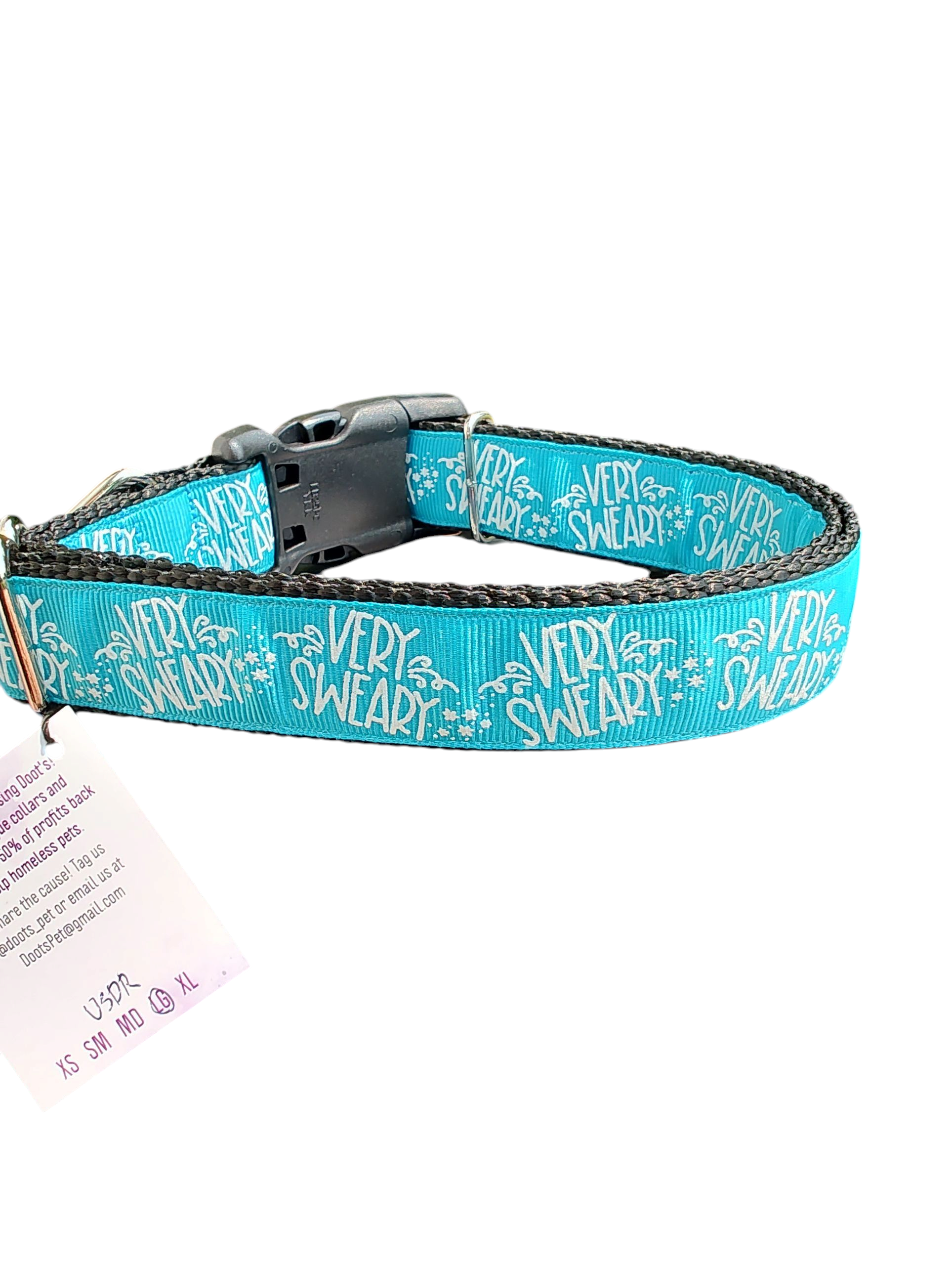 Very Sweary Nylon Dog Collar | Purrfect Pet Kingdom