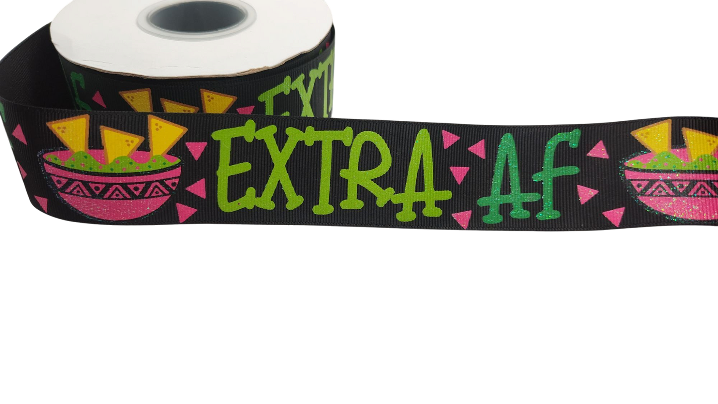 1.5" Wide Extra AF Chips & Guac Nylon Dog Collar | Purrfect Pet Kingdom