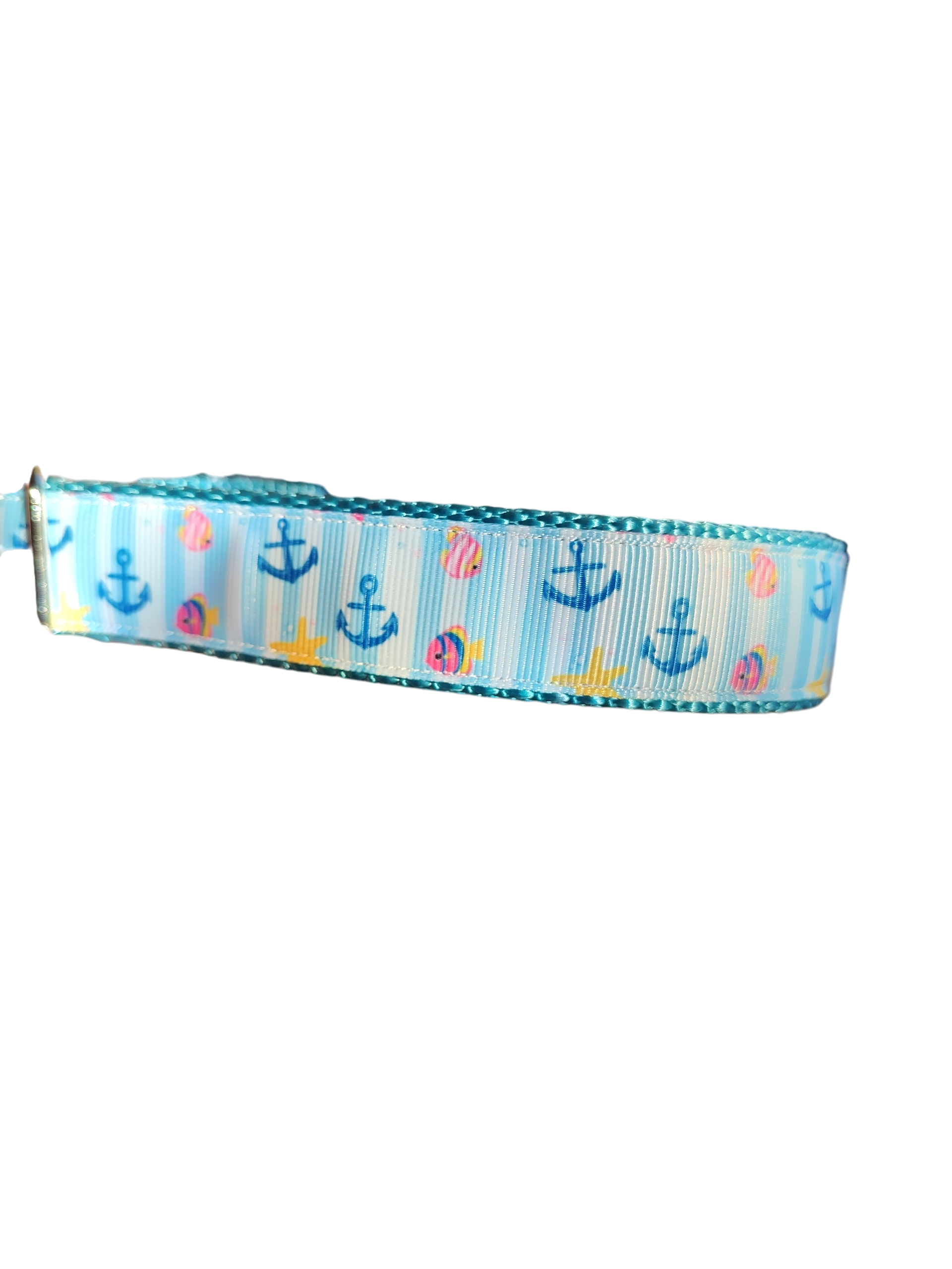 Anchors and Fish Nylon Dog Collar | Purrfect Pet Kingdom