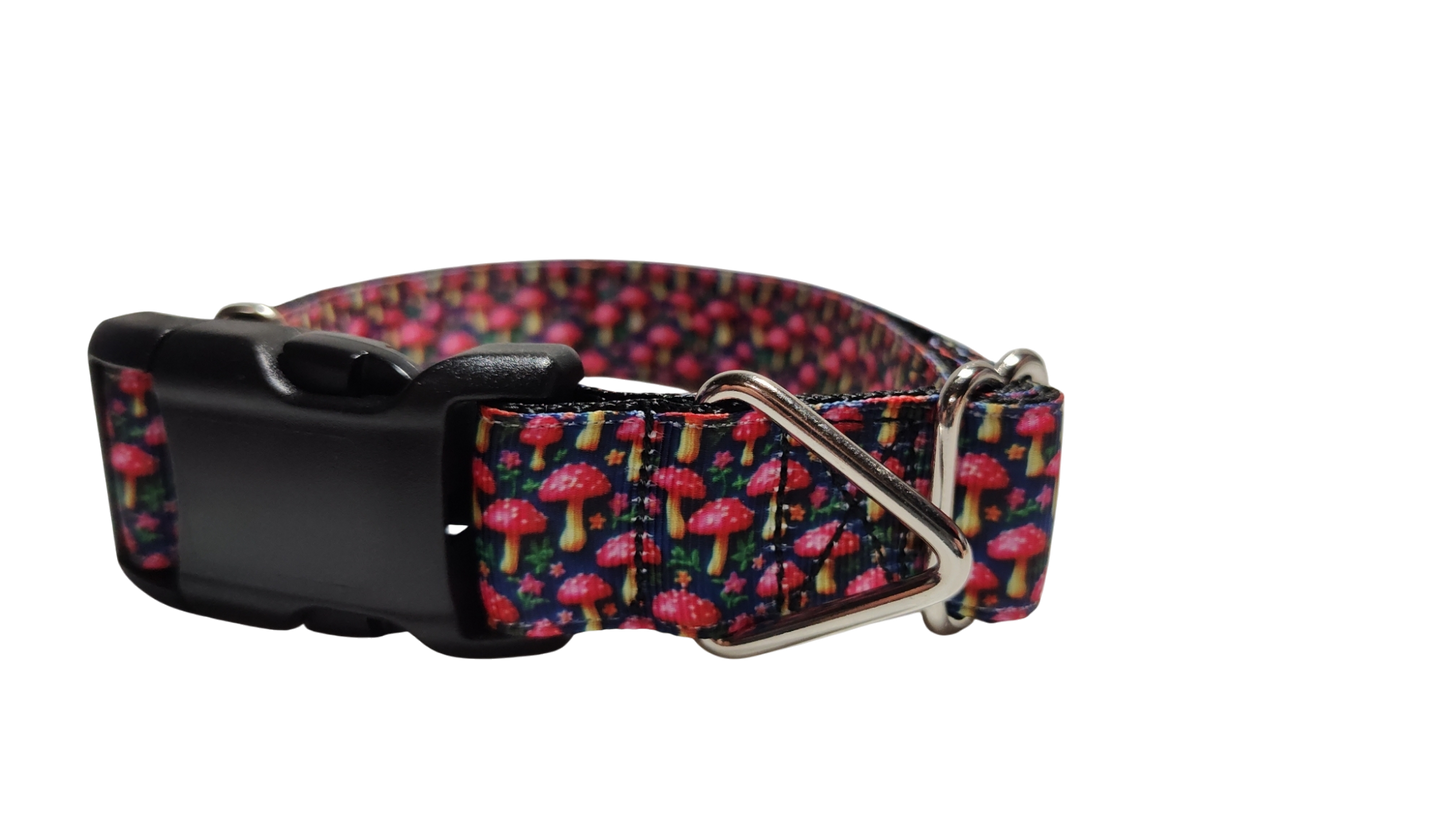 Little Mushrooms Nylon Dog Collar | Purrfect Pet Kingdom